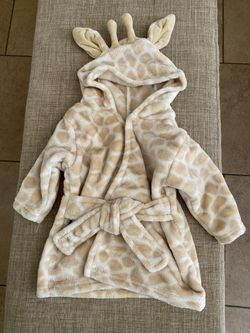 New 0-9 Months Giraffe Baby Infant Bathrobe Super Soft Clothes