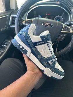 LV trainers blue white