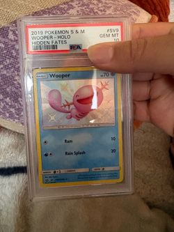 Psa graded 10 Pokemon 2019 Wooper