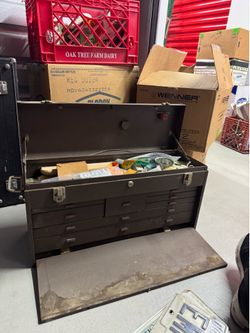 Tool Box with tools
