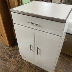 Vintage Metal Base Cabinet