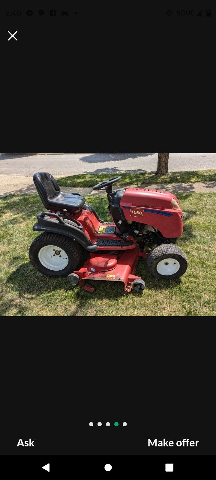 TORO  2200GT 25hrs  50 Inch