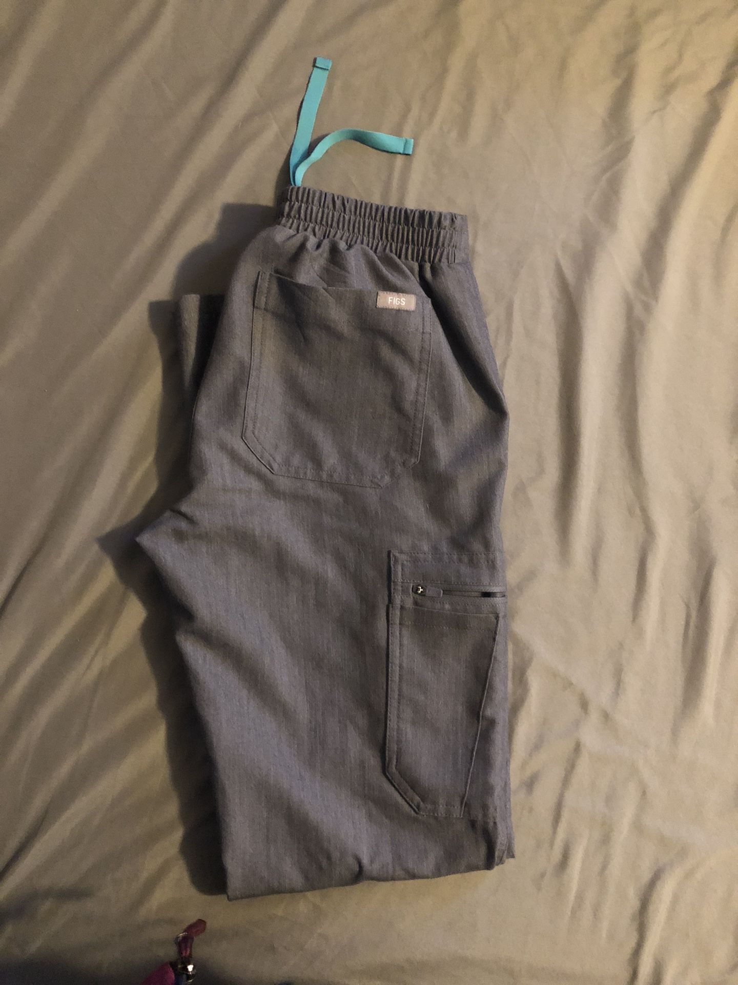$30 Fig Yola Skinny Scrubs Pant XS Regular Gray(graphite)