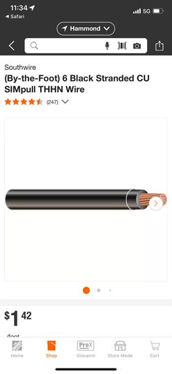 6 Gauge Electrical Wire