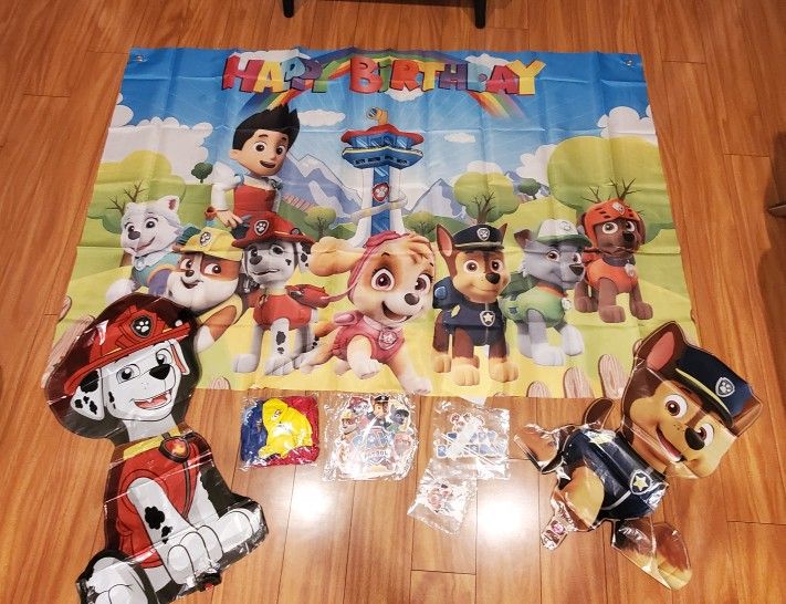 Paw Patrol Birthday Party Supplies 