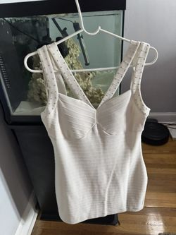 Guess Size 14 White Dress Party Bachelorette 