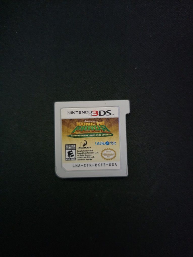 Kung Fu Panda Show Down Of Legendary Legends Game 3ds