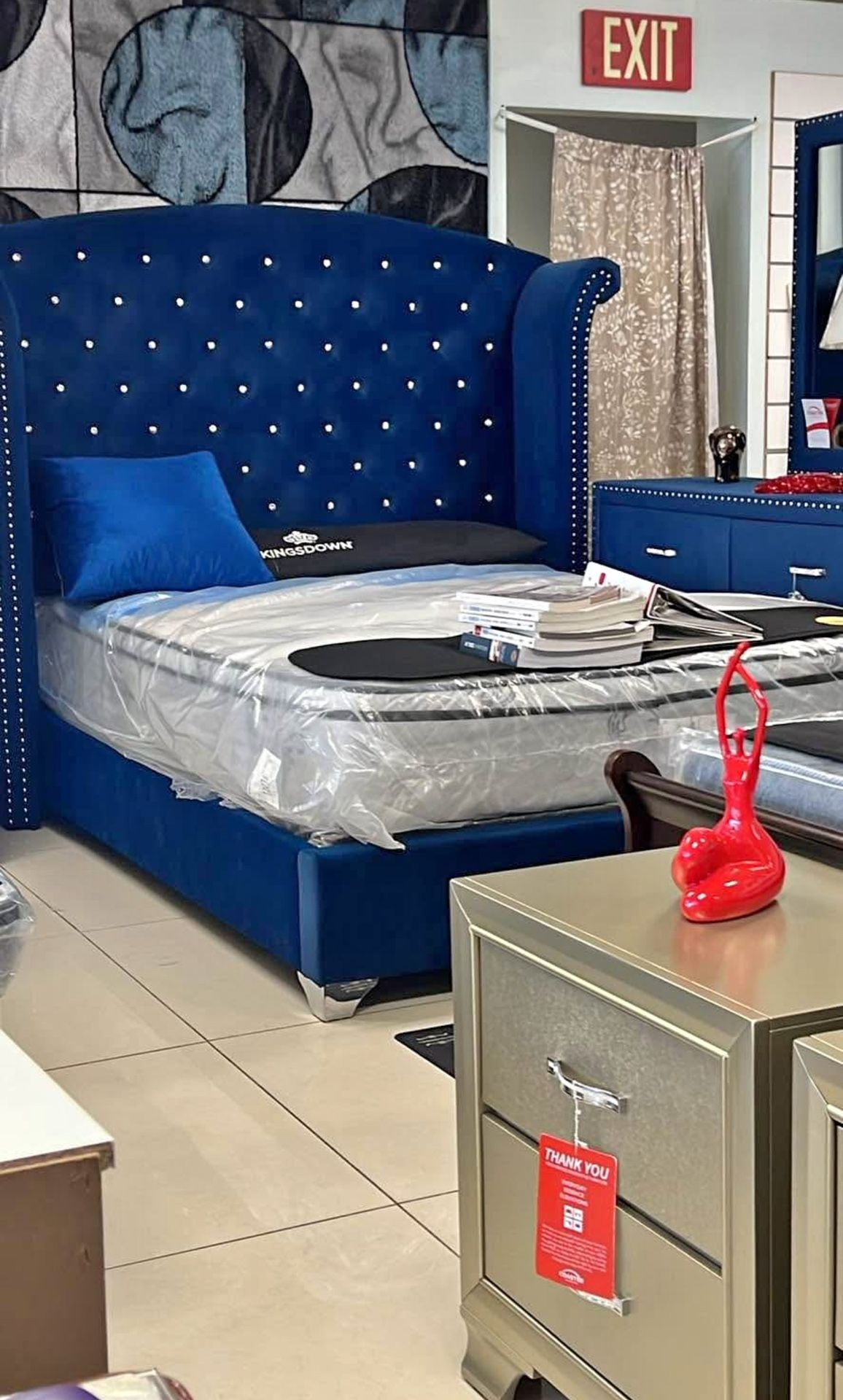 Brand New Queen Bed Frame In Box- Shop Now Pay Later 