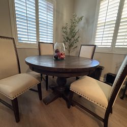 48’ Round Dining Table 