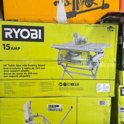Ryobi 10 Inch Table Saw With Stand