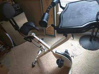 Fitdesk 2.0 Desk exercise bike with massage bar