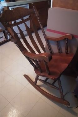 Solid Wood Rocking Chair