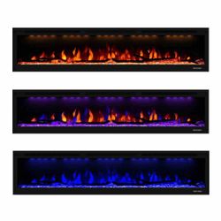 Electric Fireplace Recessed/Wall Mount/Built In NEW!