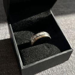 Men’s Wedding  Ring (14K Gold Diamonds)