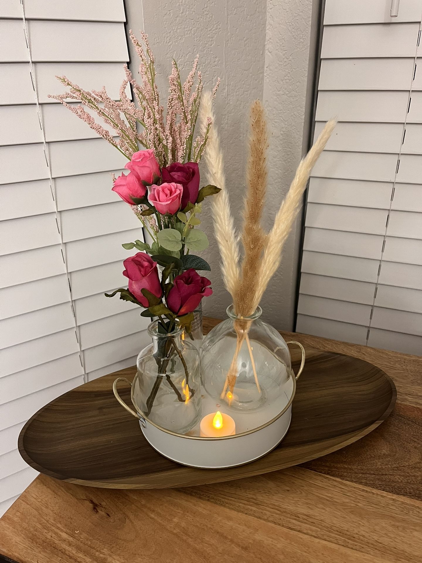 Beautiful Pink Roses Centerpieces - new
