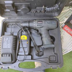 18v Cordless Drill With Charger And Case