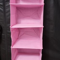 Closet Organizer, 5 Shelf Non-Woven Hanging Closet Organizer