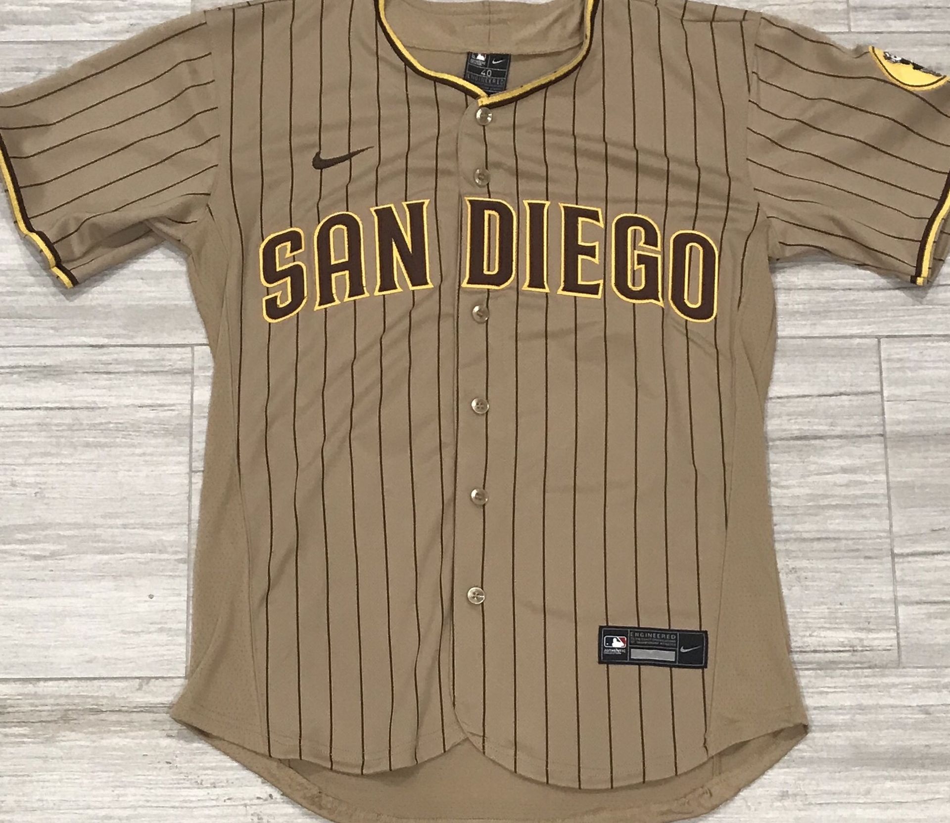 Tommy Pham San Diego Padres Adult Medium M Jersey Stitched #28 MLB Baseball Friars