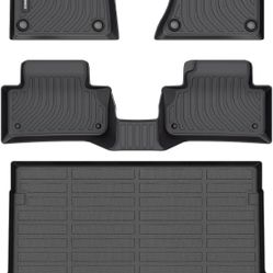 ANBINGO®Floor Mats Fit for Audi Q5 (No PHEV) 2024-2018 & Cargo Liner All Weather Car Mat for Audi Q5 TPE Trunk Mat for Q5 Rubber Liner Carpet for Q5 A