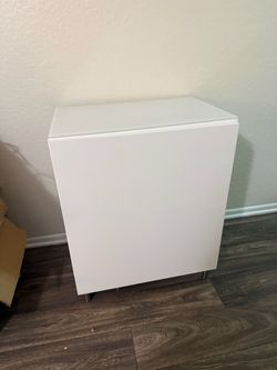 IKEA BESTÅ Storage Cabinet with Glass Top