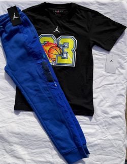 Jordan Boys Youth 2pc Jogger Set- Medium