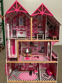 KidKraft Bella 3-Story Wooden Dollhouse 65944 w/ Furniture – Excellent Condition