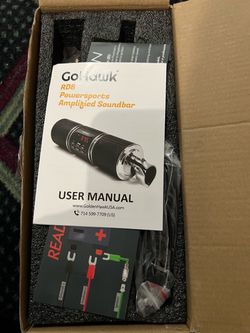 GoHawk RD8 Powersports Motorcycle Amplified Soundbar  Speaker NEW