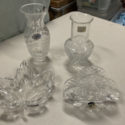 Crystal   Waterford.  Mikasa   Bohemia   Rogaska 