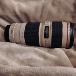 Canon 70-200mm f/4 L USM EFTelephoto-Mount Lens, White {67}