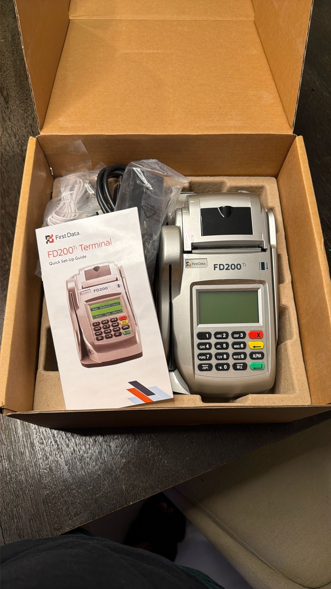 First Data Fd200 Terminal Brand New