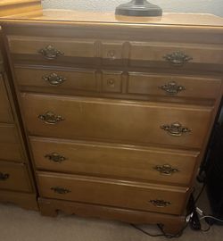 Tall Wood Dresser