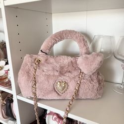 Juicy Couture Love Furry Friend Shoulder Bag