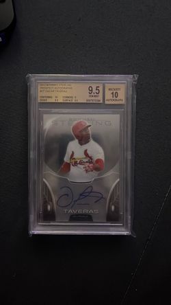 2013 Bowman Sterling Oscar Taveras Auto BGS 9.5