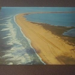 Assateague Island Virginia Beach Tom's Cove Ektachrome Vintage Collectible Postcard Post Card RPPC PC