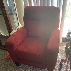 Burgundy Reclining Chair