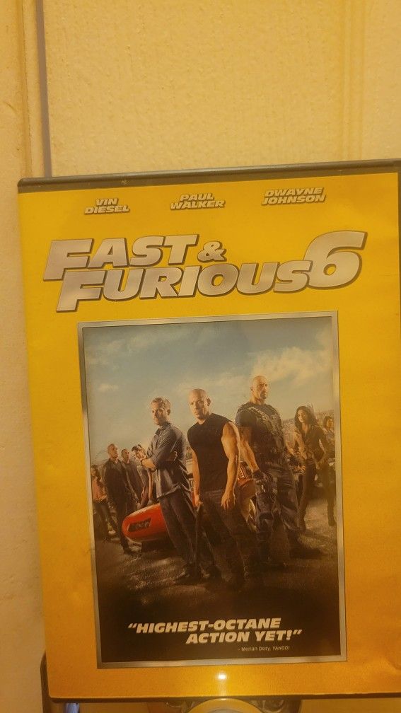 Fast & Furious 6 Dvd 5$