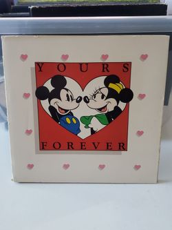 Vintage 1988 Rarities Mint Disney "Yours Forever" First Edition fine silver coin set