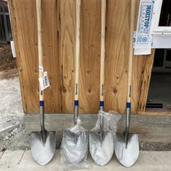 4 New Westward Round Point Shovels $35 Each 