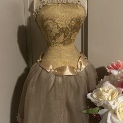 Dress form, vintage bust