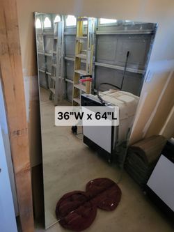 Large wall mount mirror