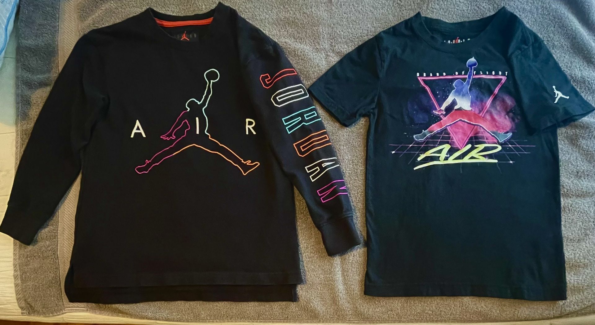 Boy’s Air Jordan T-Shirt And Air Jordan Sweatshirt