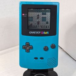 Nintendo Game Boy Color Teal Console Bundle – North American System – Tested