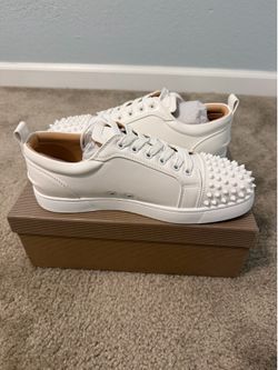 Red bottoms /suela Rojas white size 10