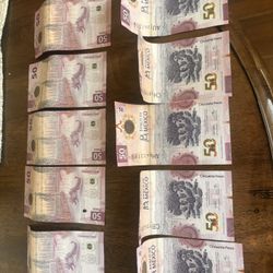 50 Peso Mexican Note