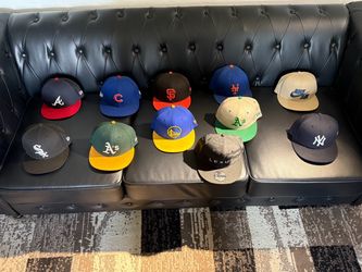 Three snapbacks Lexus, Golden State Warriors and Nike SnapBack All other hats are fitted Size 71/8 $17 Each