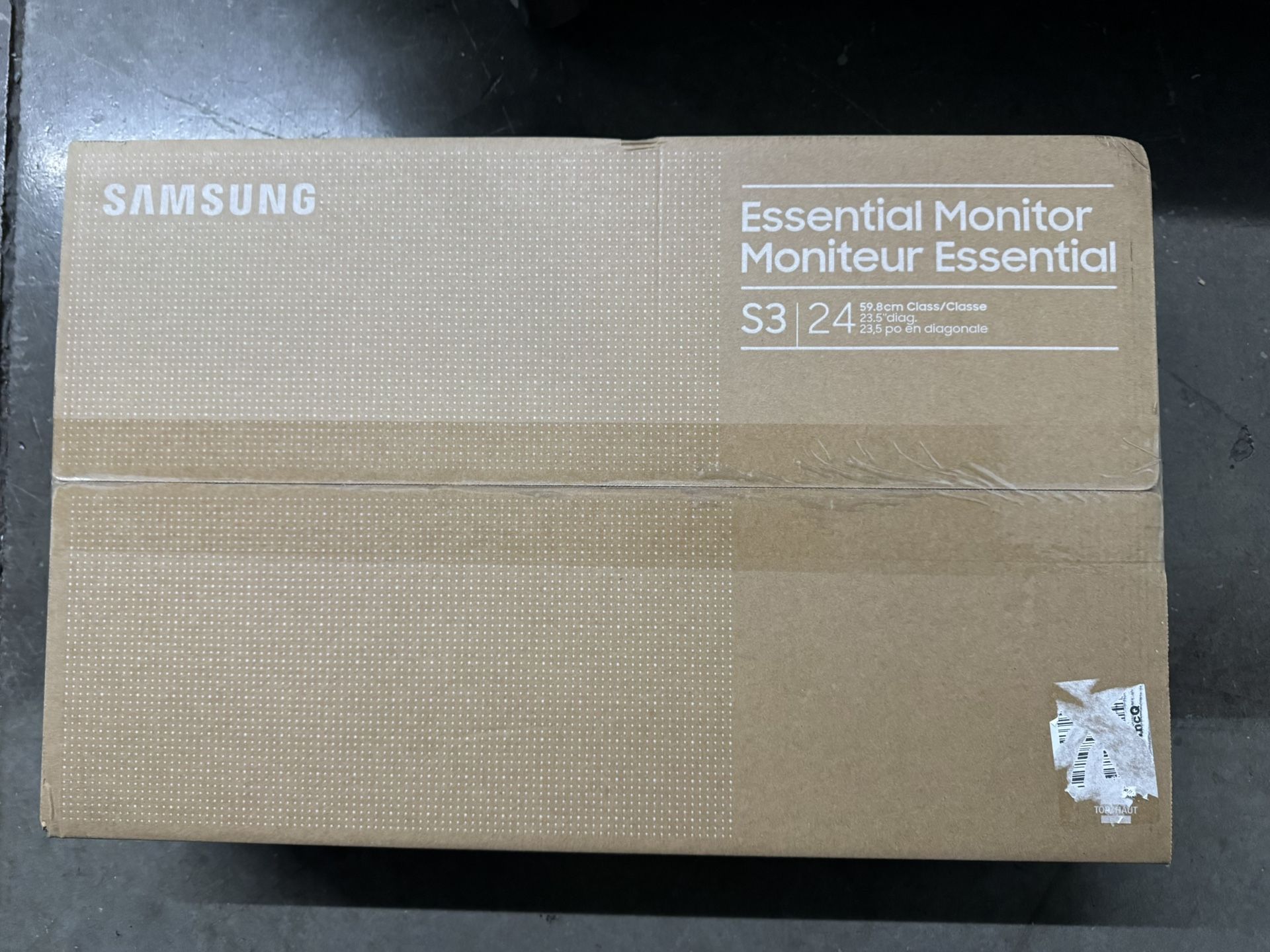 SAMSUNG 24" Essential S3 (S36GD) Series FHD 1800R Curved Computer Monitor, 100Hz, Game Mode, Advanced Eye Comfort, HDMI and D-sub Ports, LS24D366GANXZ