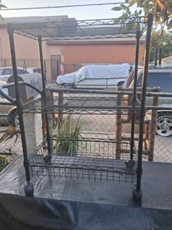 Not new, but black still\nKitchen rack