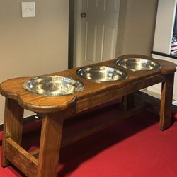 Dog bowl stands