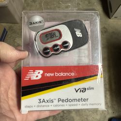 New Balance 3 Axis Pedometer  via slim