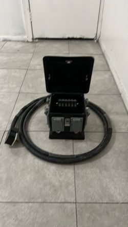 LEX DB-50NF-BQQ-S3 50A Portable Power Distribution Unit + 15ft Cable